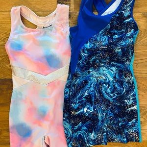 Gymnastics Outfits Lot of 2 Size 7-8